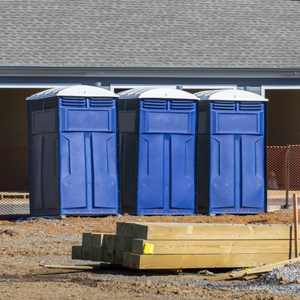 how can i report damages or issues with the porta potties during my rental period in Deerfield New Hampshire